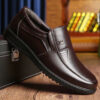 Men's Casual Leather Shoes Slip-on Soft Sole Soft Leather