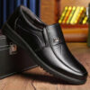 Men's Casual Leather Shoes Slip-on Soft Sole Soft Leather