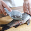 Effortlessly scale fish, cleaning prep done in seconds