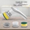 The 4-in-1 cordless scrubber effortlessly tackles every tough mess