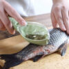 Effortlessly scale fish, cleaning prep done in seconds