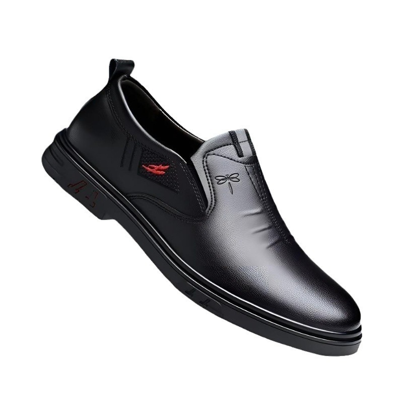 Men's Casual Leather Shoes Slip-on Soft Sole Soft Leather