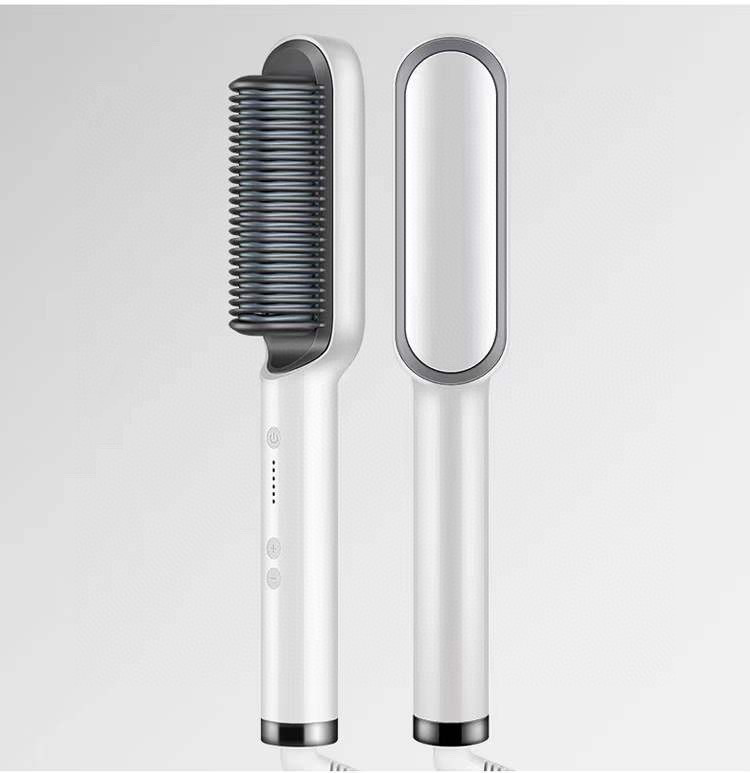 2in1 Hair Straightener Hot Comb Curling Tong Dual-purpose