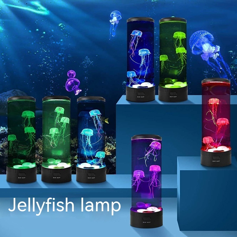 Jellyfish Lamp USB Colorful LED Changing Home Atmosphere