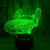 Led Night Colorful Light 3D Table Lamp