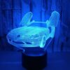 Led Night Colorful Light 3D Table Lamp