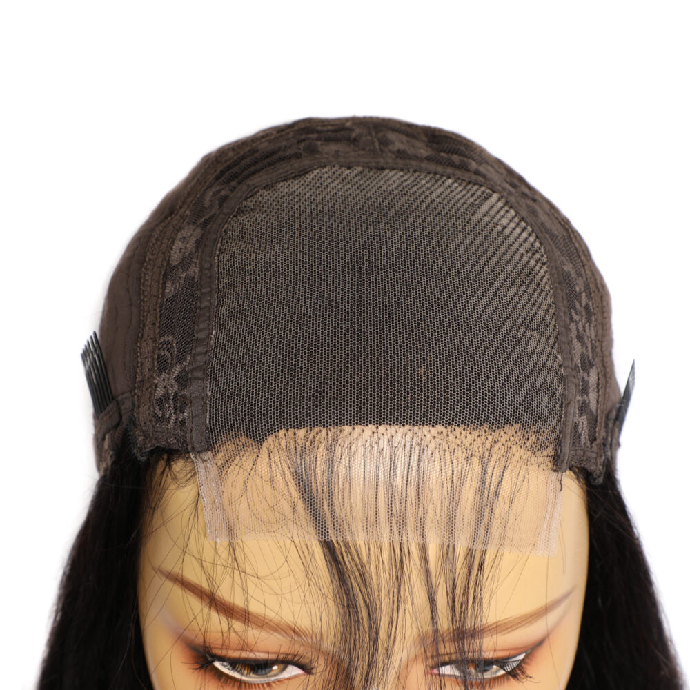 Real Human Hair Wig Lace Straight Set 9a