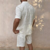 Shirt Shorts Two-piece Set Men's Suit
