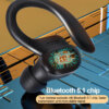 Sports Wireless Bluetooth Earphones Headphones Ear Hook Running Bass Earbuds