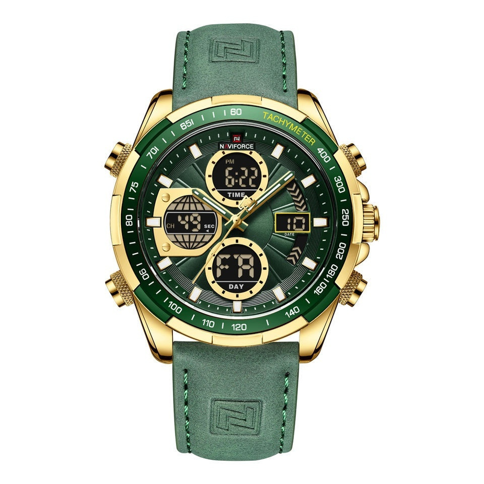 Men's Stainless Steel Strap Multi-function Watch